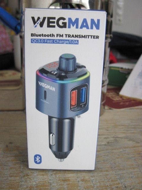 Wegman Bluetooth FM Transmitter, Auto diversen, Ophalen of Verzenden, Zo goed als nieuw