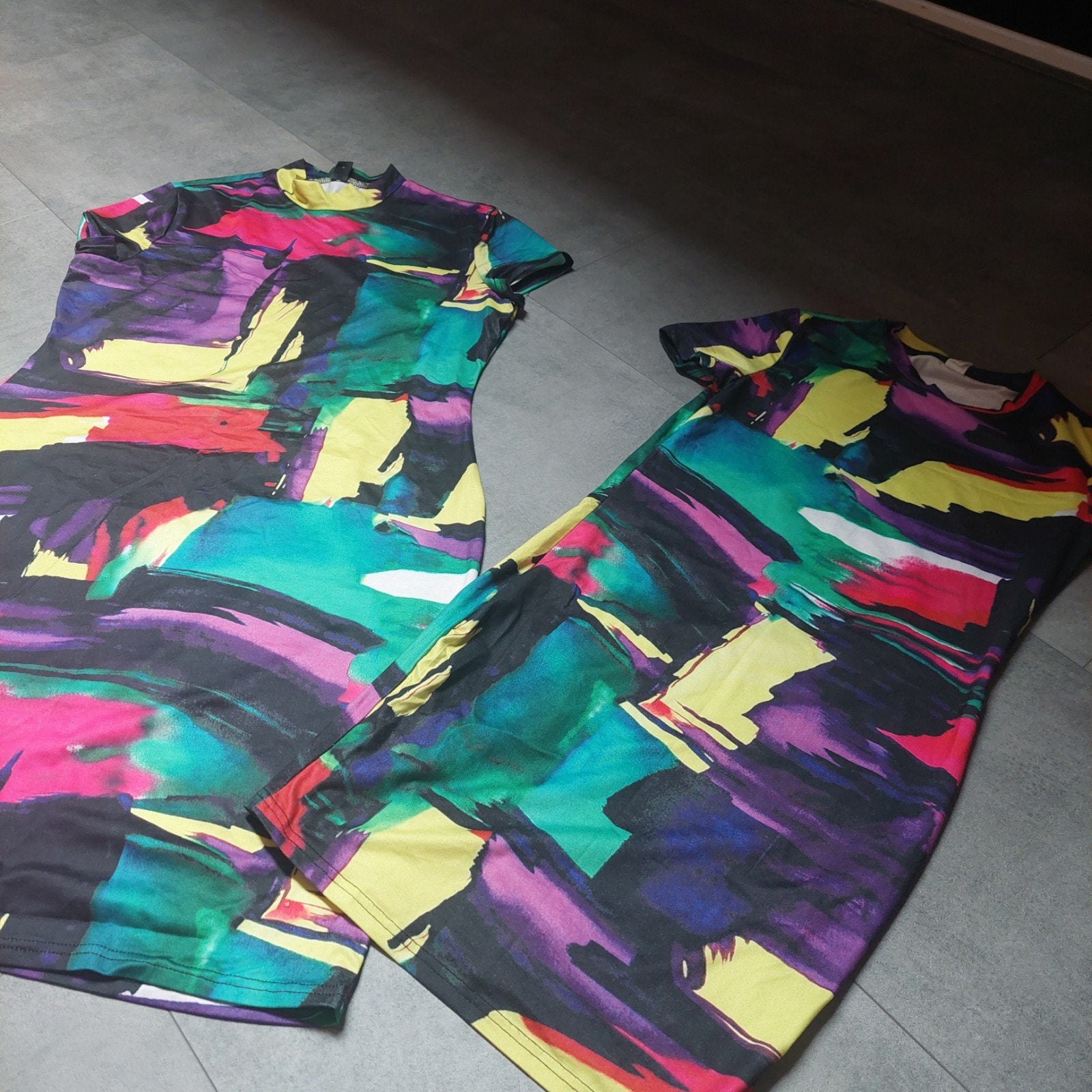 mommy&me matching jurk l/xl 11/12y jurken kleurtjes, Ophalen, Zo goed als nieuw, Meisje, Jurk of Rok