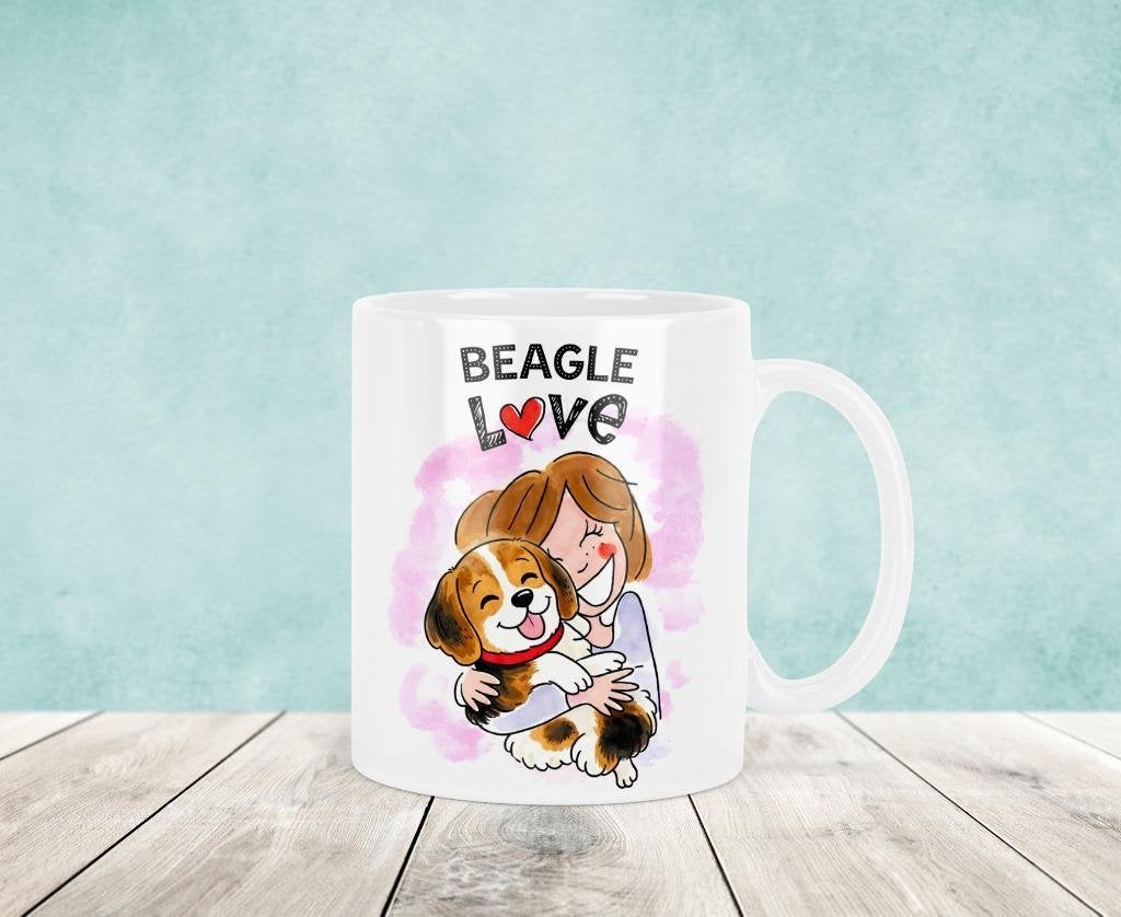 Beagle Mok - Blond Stijl, Verzenden, Nieuw, Keramiek, Kop(pen) en/of Schotel(s)