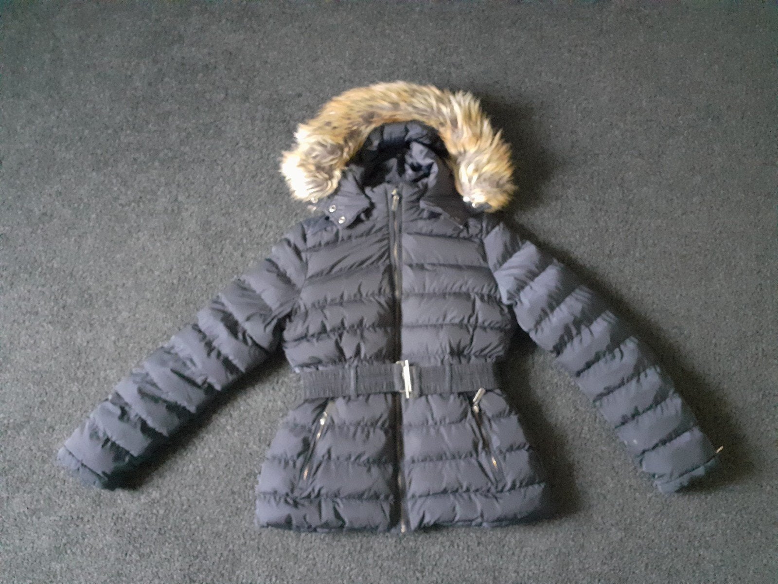 Winterjas, dames, maat S, ZGAN, Blauw, Ophalen of Verzenden, Zo goed als nieuw, Maat 36 (S)