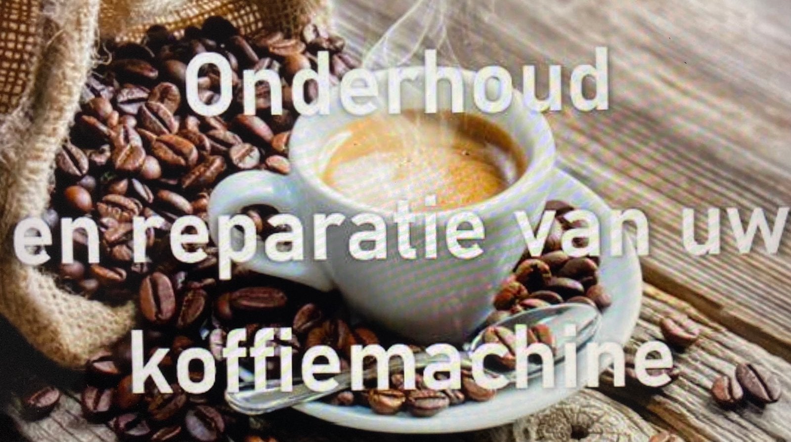 Reparatie Espresso- en koffiemachines, Ophalen