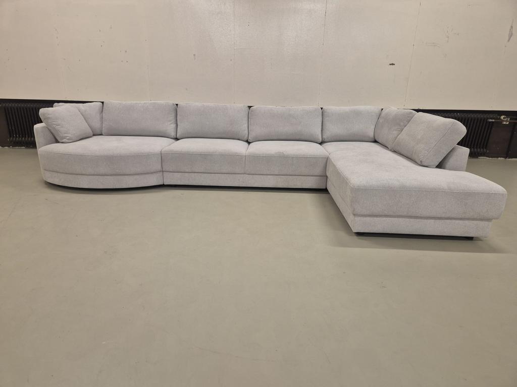 SHOWROOM OUTLET - Turia Hoekbank - Grijs - Organisch -Design, Laan der Techniek 21, Veenendaal, JC Furniture, Ophalen of Verzenden