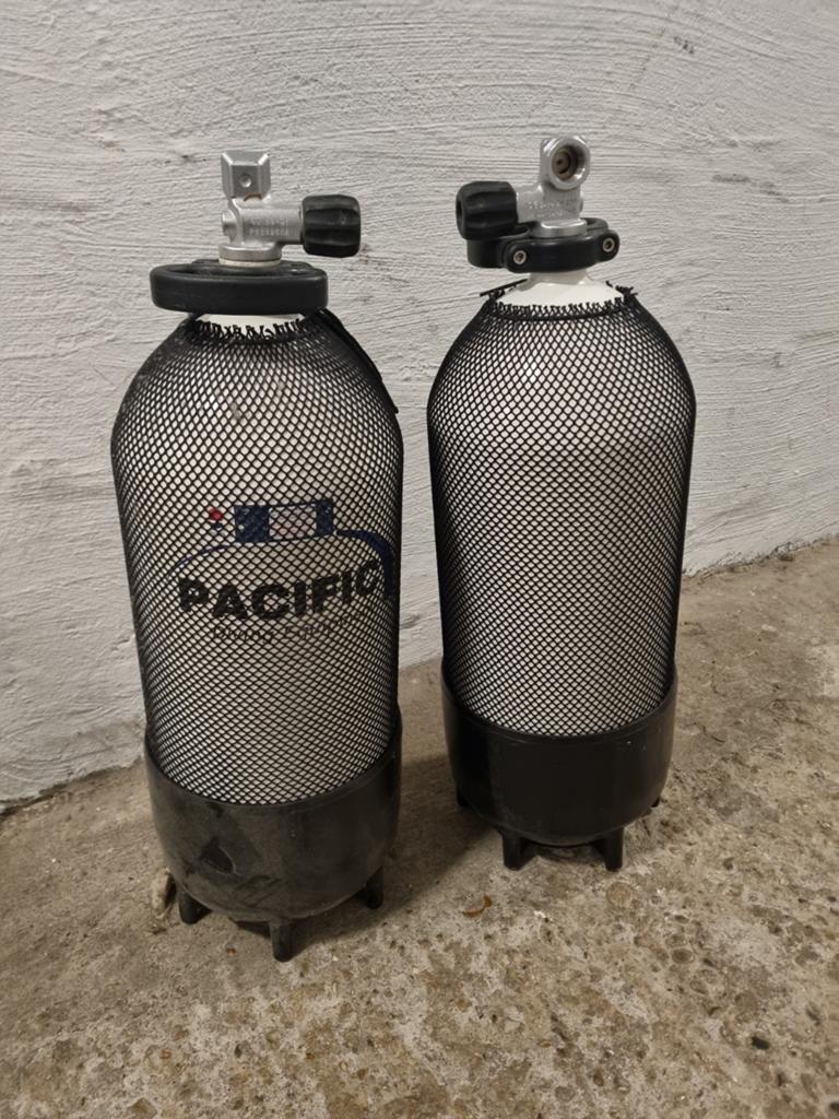 Duikflessen 12 liter, Ophalen, Gebruikt, Duikfles