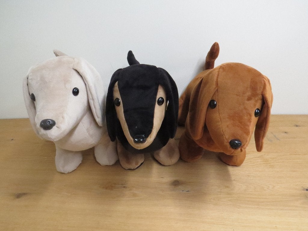 knuffel teckel groot, Ophalen of Verzenden, Nieuw, Hond, Handgemaakt