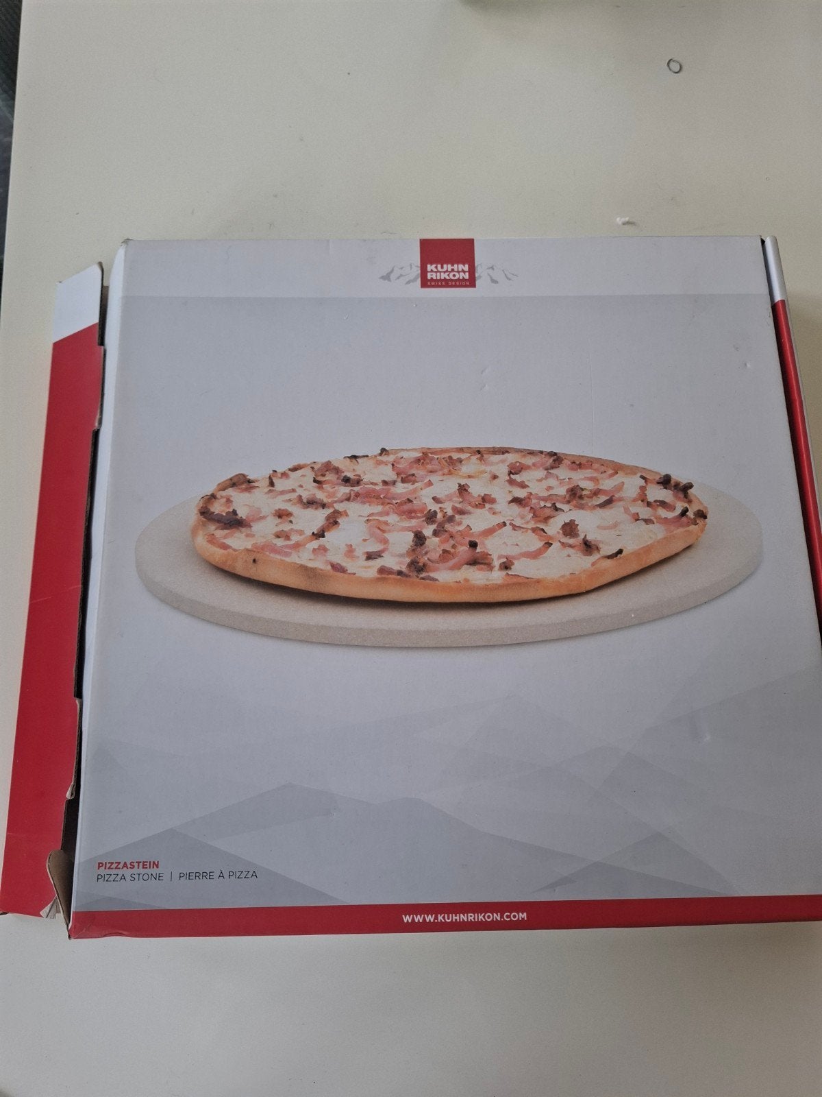 Kuhn Rikon Pizzasteen 30cm - Nooit gebruikt, Ophalen of Verzenden, Nieuw, Overige merken, Pizzaoven
