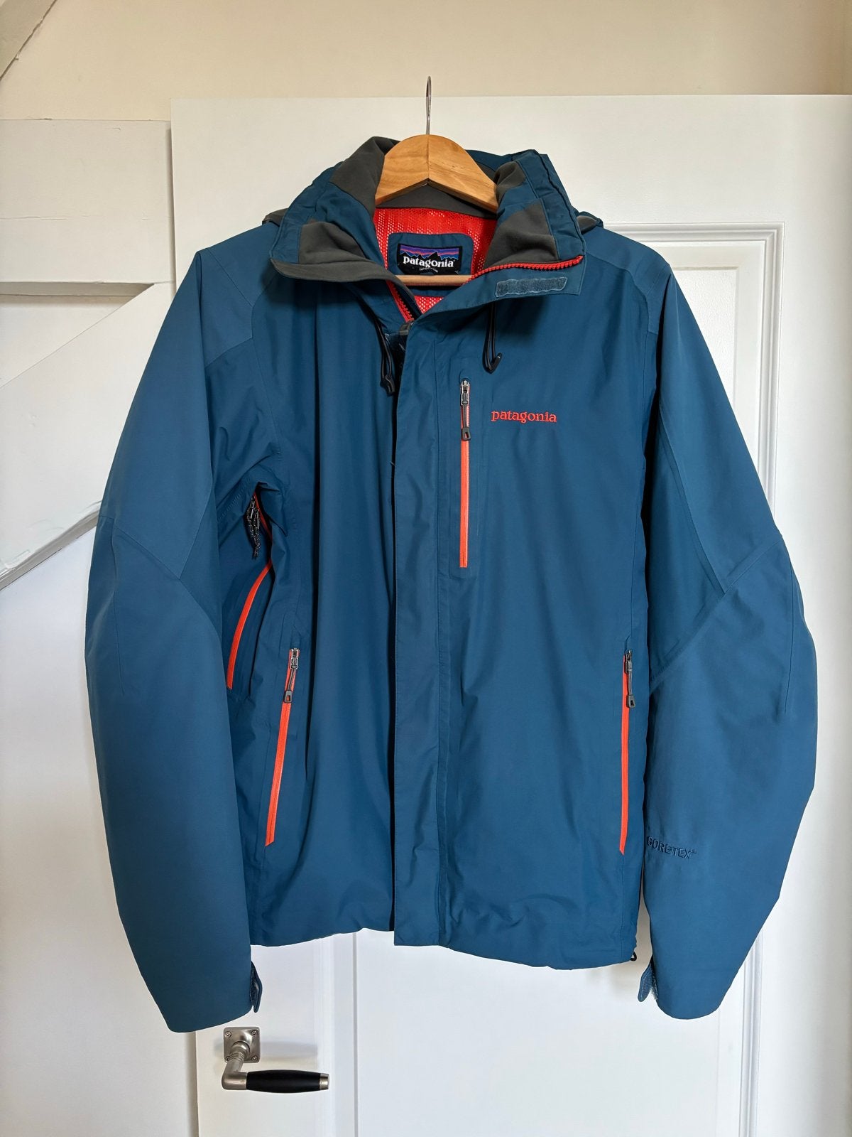 Patagonia Gore-Tex Jas Heren Maat S, Kleding | Heren, Ophalen of Verzenden, Gedragen, Maat 46 (S) of kleiner, Blauw
