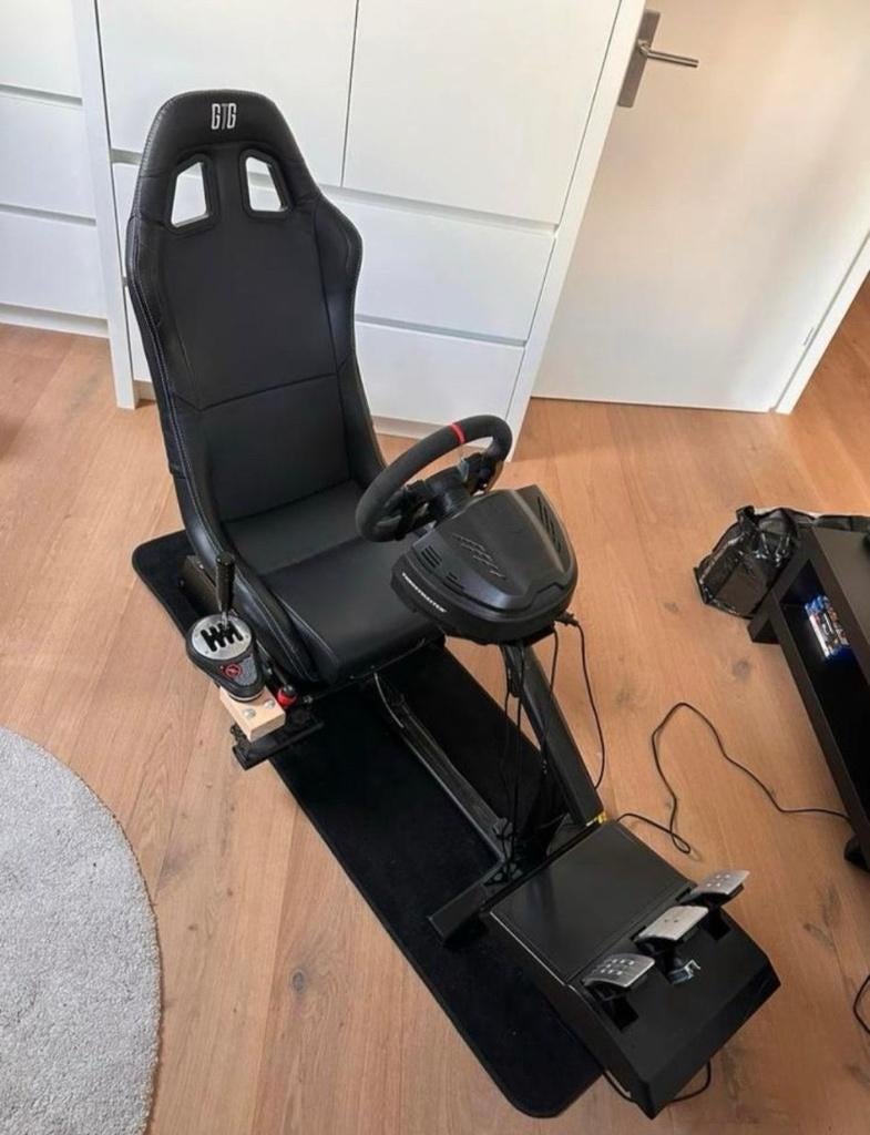 Thrustmaster T300RS GT Edition+Ferrari F1 Wheel+ Rig&Shifter, Ophalen, Gebruikt, Playseat of Racestoel, PlayStation 4