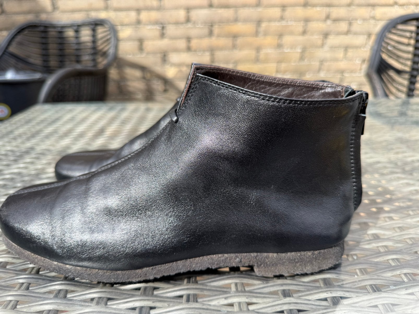AGL * mooie soepel lederen boots ( maat 37), Verzenden, Zwart, Lage of Enkellaarzen
