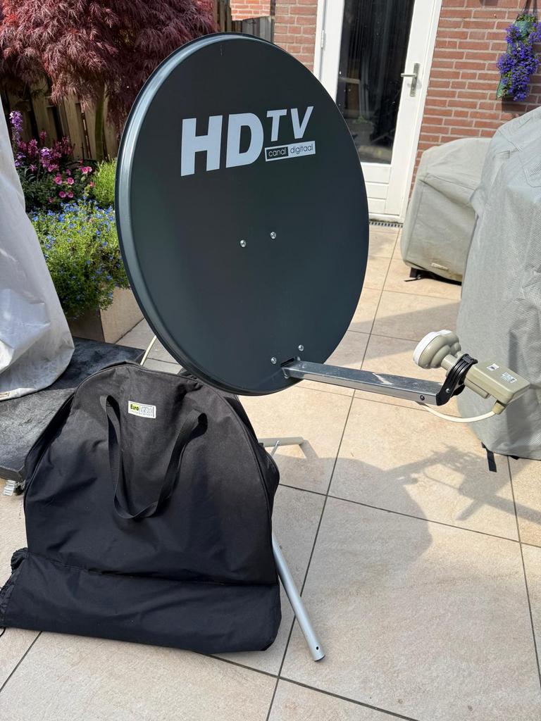 Complete Canal Digitaal HD Recreatieset - Satelliet TV, Ophalen, Gebruikt, (Schotel)antenne, Overige merken
