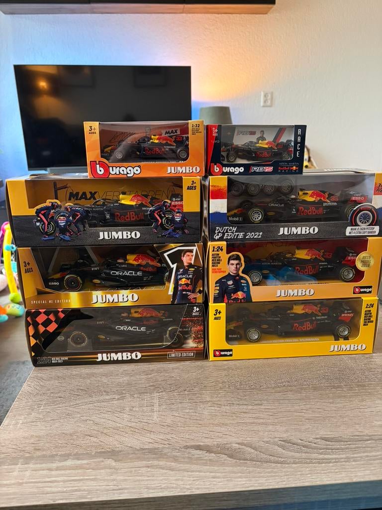 Jumbo Max Verstappen auto’s, Verzamelen, Ophalen of Verzenden, Nieuw, Formule 1