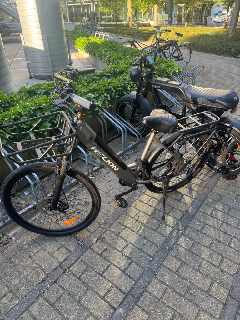 Welkin elektrische fiets met voorrek, Overige merken, Gebruikt, Verzenden, 51 tot 55 cm