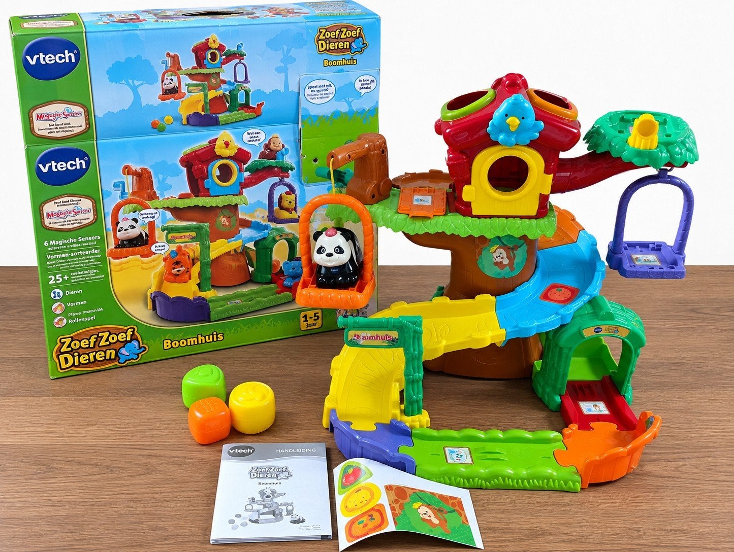 VTech Zoef Zoef Dieren Boomhuis – compleet met doos, Kinderen en Baby's, Ophalen, Zo goed als nieuw, 2 tot 4 jaar