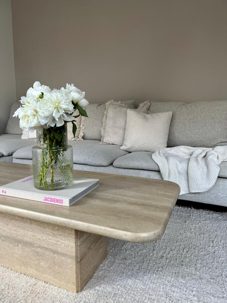 Ikea Söderhamn bankhoes 4-zits Gunnared beige, Ophalen of Verzenden, Zo goed als nieuw, Stof