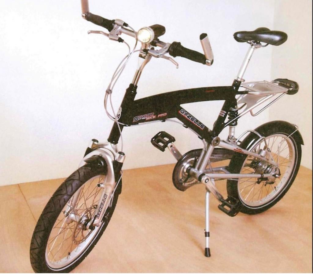 Gazelle City Jungle Scooterbike Pro -lange spatborden!-, Fietsen en Brommers, Fietsen | Mountainbikes en ATB, Ophalen, Gebruikt