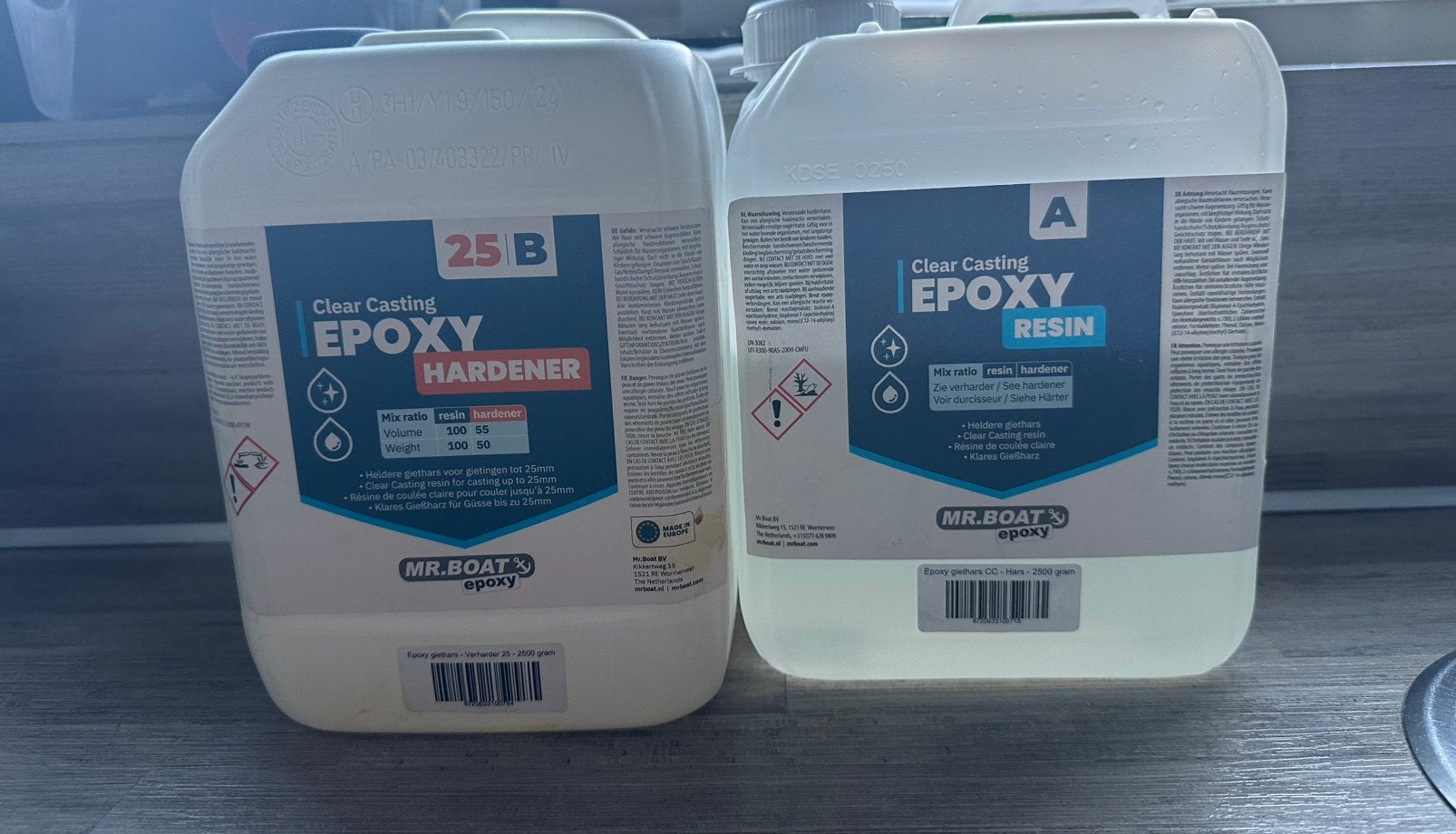 Clear casting epoxy mr boat, Ophalen of Verzenden, Zo goed als nieuw