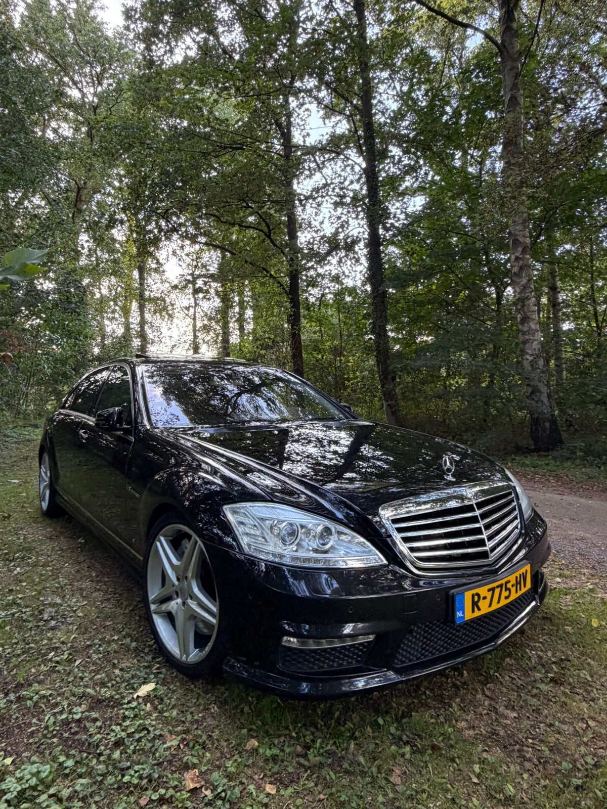 Mercedes-Benz -S63-AMG-5.5-V8-BiTurbo-LANG-123.000KM, Auto's, 5461 cc, Zwart, Particulier, 129 €/maand