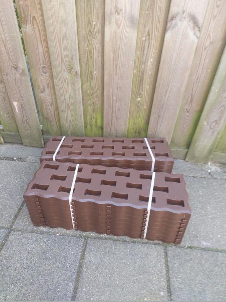 Nieuwe kunststof grastegels/grindplaten, Tuin en Terras, Ophalen, Kunststof, Overige typen, Nieuw