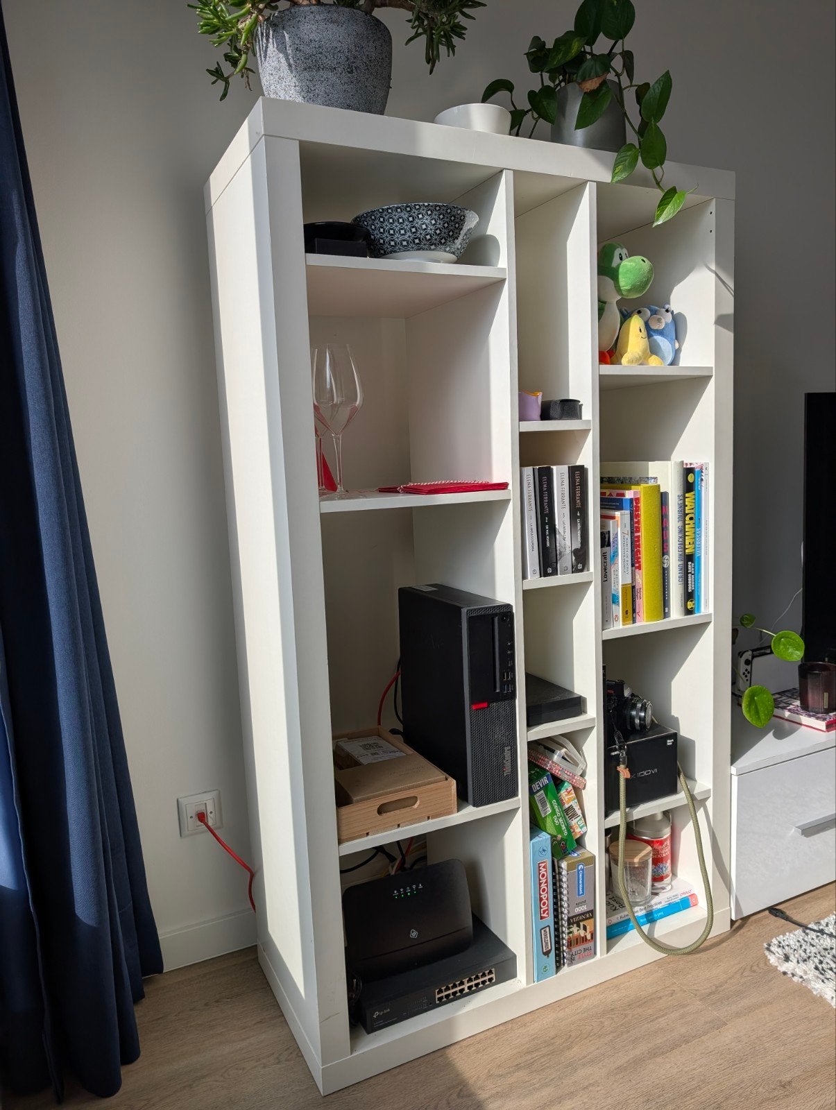 Ikea KALLAX (white), Ophalen, 100 tot 150 cm, Zo goed als nieuw, 150 tot 200 cm