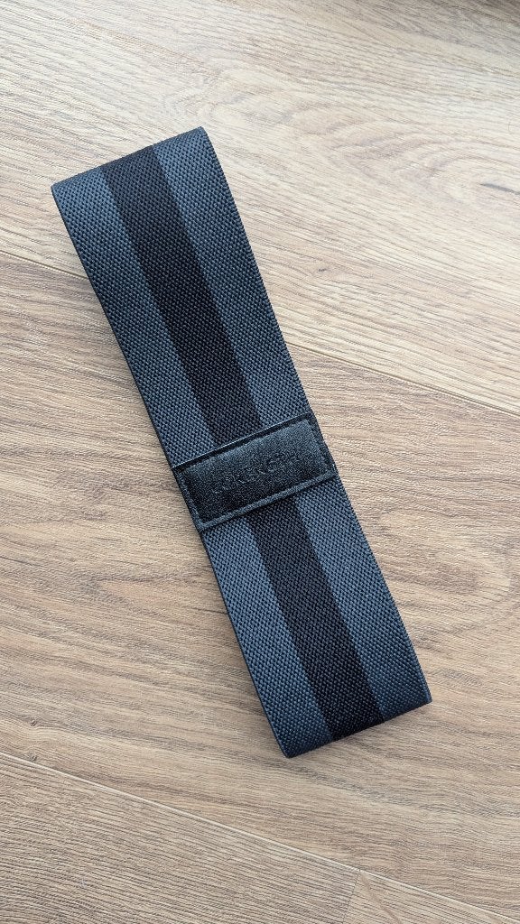 Corength zwarte weerstandsband zwaar, bootyband, gluteband, Sport en Fitness, Ophalen, Zo goed als nieuw, Benen, Weerstandband
