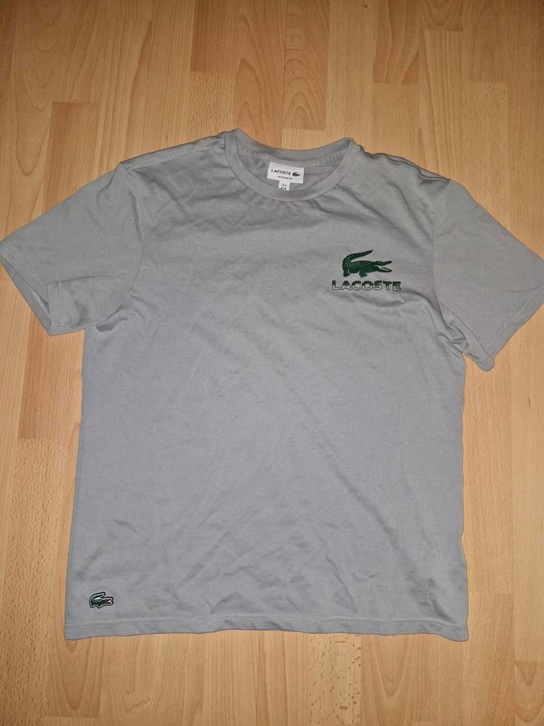 Lacoste shirt M, Maat 48/50 (M), Lacoste, Ophalen of Verzenden, Grijs
