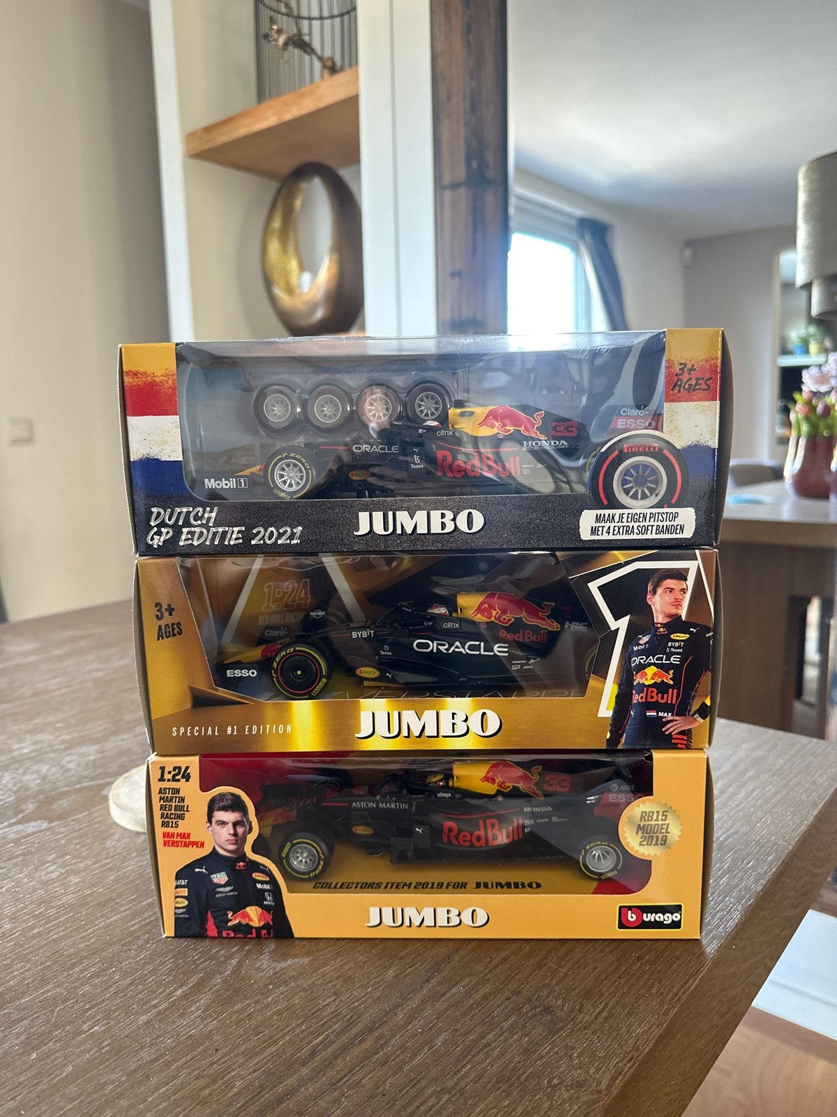 Max Verstappen Red Bull Racing modelauto's (3 stuks), Auto, 1:32 tot 1:50, Nieuw, Ophalen