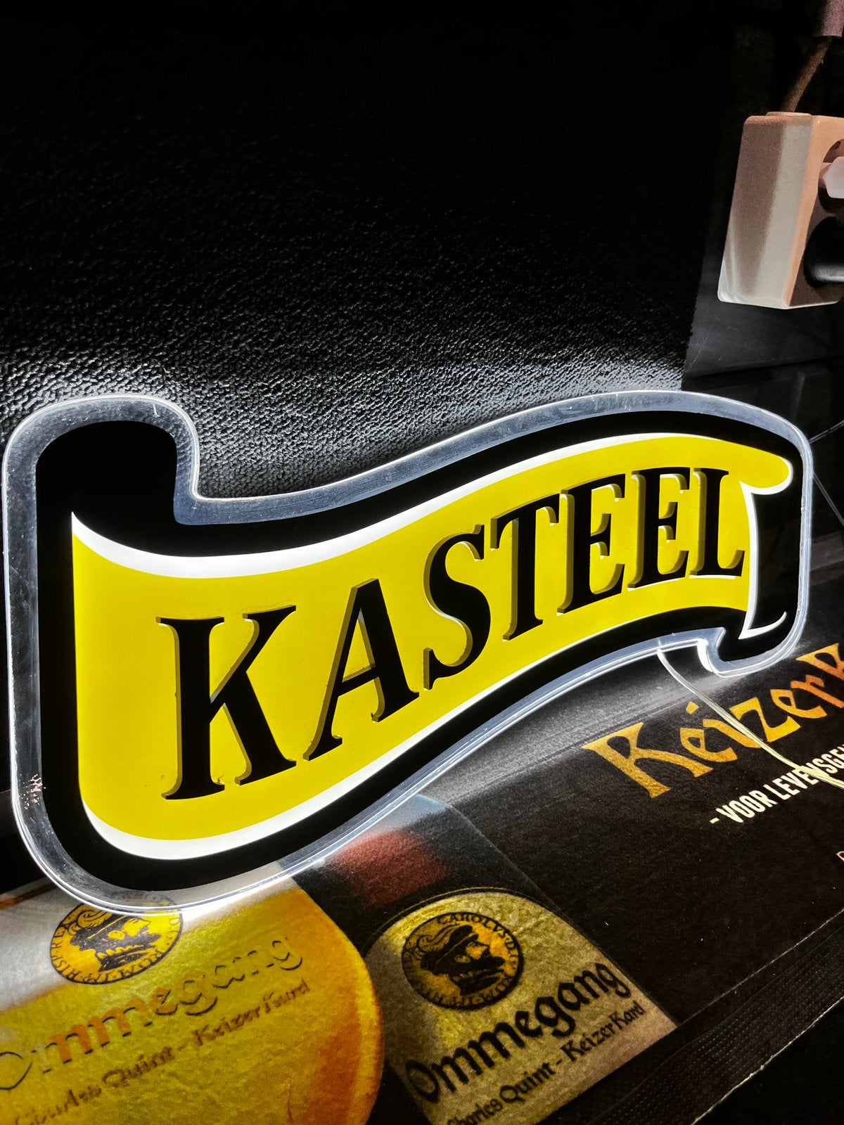 Kasteel led lichtreclame, Ophalen of Verzenden, Zo goed als nieuw, Lichtbak of (neon) lamp