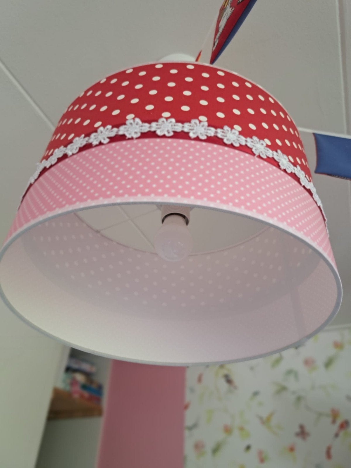 2 lampenkappen voor kinderkamer, Ophalen of Verzenden, Lamp