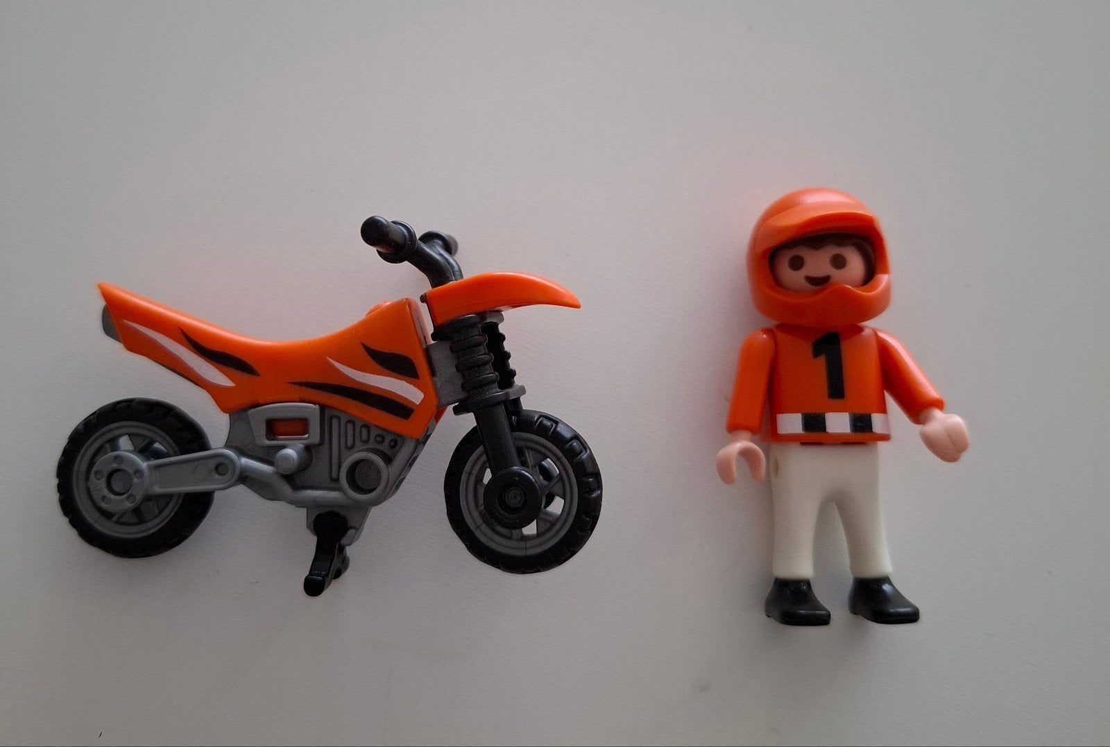 Playmobil Kind met crossmotor - 4698, Ophalen, Zo goed als nieuw
