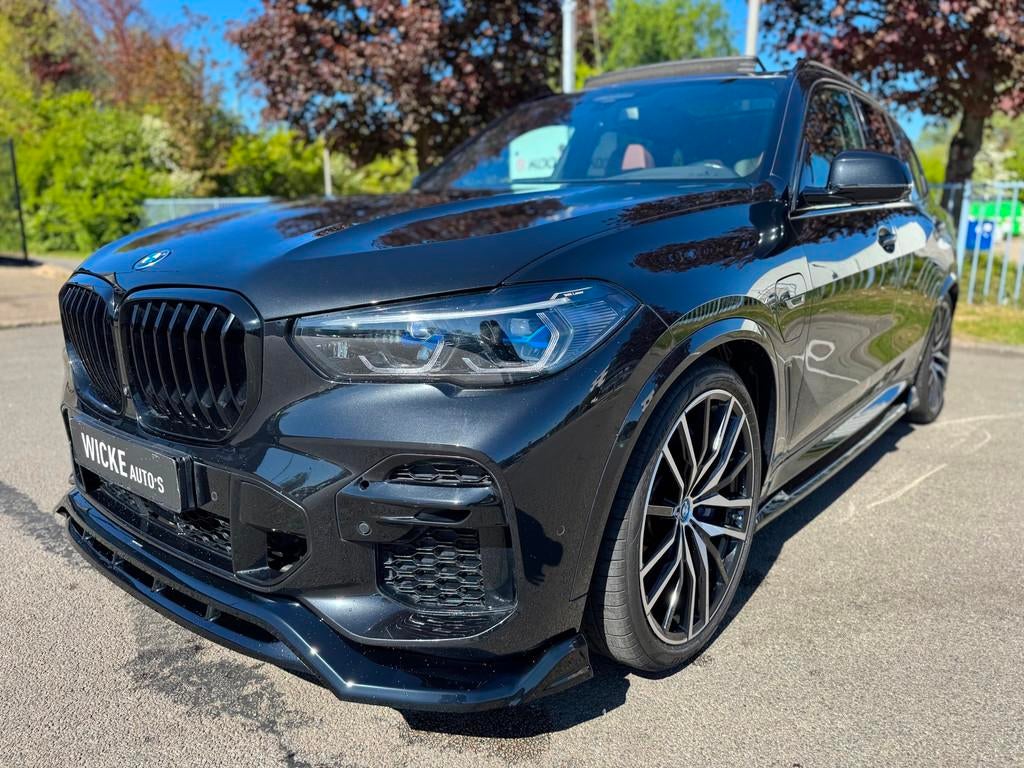 BMW X5 XDrive45e HUD Panorama MAXTON 4W Sturing Trekhaak PPF, Auto's, Gebruikt, 394 pk, Zwart, Vierwielaandrijving