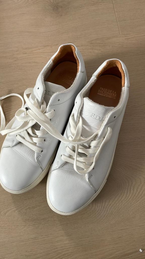 Nieuwe schoenen mt 39 van fred de la Bretoniere, Wit, Nieuw, Ophalen of Verzenden, Sneakers of Gympen