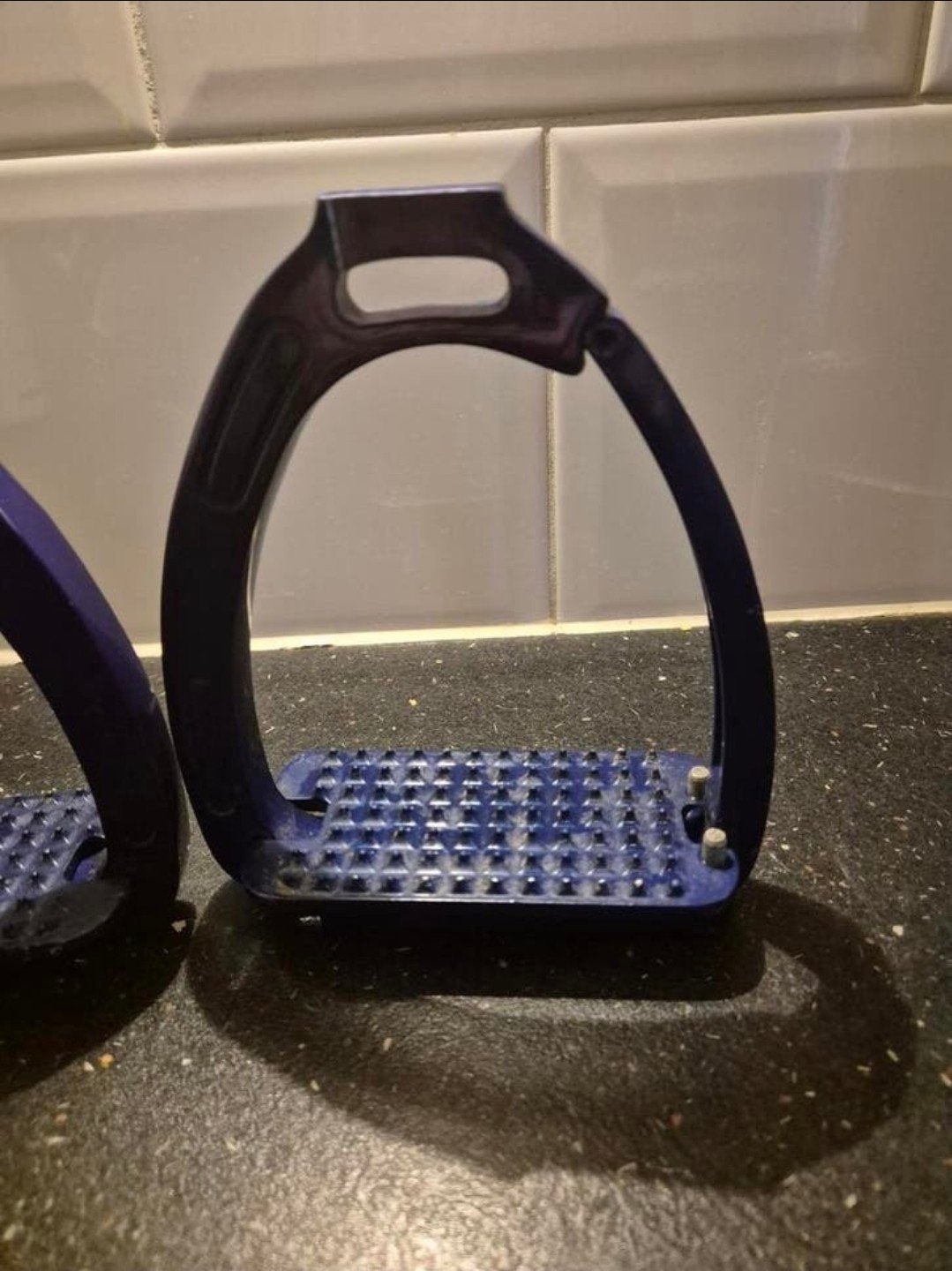 BR veiligheidsbeugels blauw 12cm, Veiligheidsbeugel, Ophalen of Verzenden, Zo goed als nieuw, Blauw