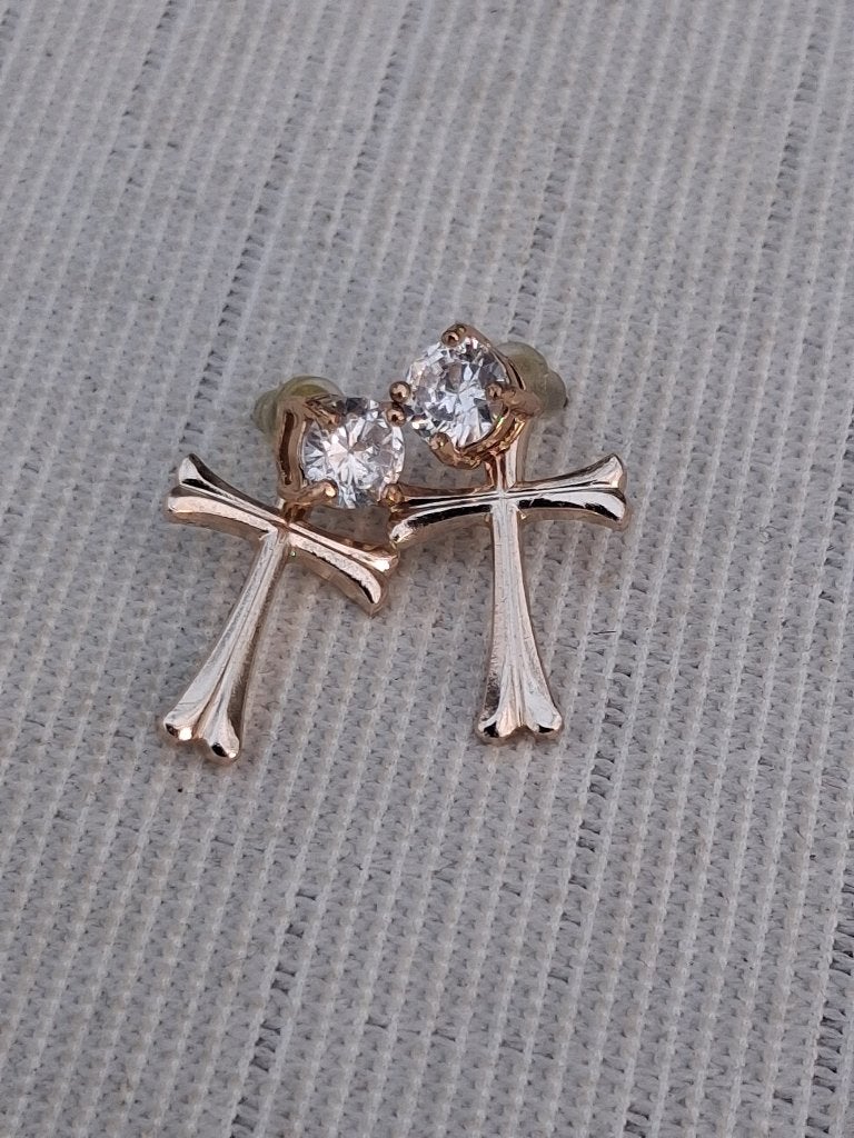 Vintage oorbellen, Sieraden, Tassen en Uiterlijk, Verzenden, Overige materialen, Oorbellen, Met edelsteen