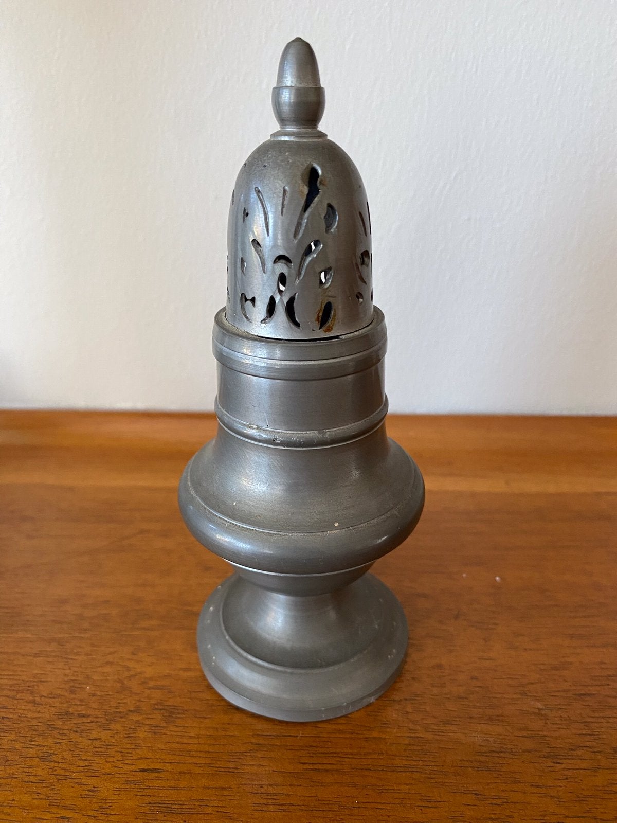 Tinnen zoutstrooier, antiek, Ophalen of Verzenden