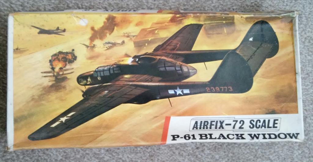 Air 72 Fix Scale P 61 Black Widow vliegtuig compleet in doos, Overige merken, 1:72 tot 1:144, Ophalen of Verzenden, Zo goed als nieuw