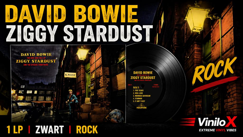 David Bowie – Ziggy Stardust LP Glam Rock lp vinyl, Cd's en Dvd's, Vinyl | Rock, Nieuw in verpakking, Poprock, Fotohoes, Inclusief binnenhoes