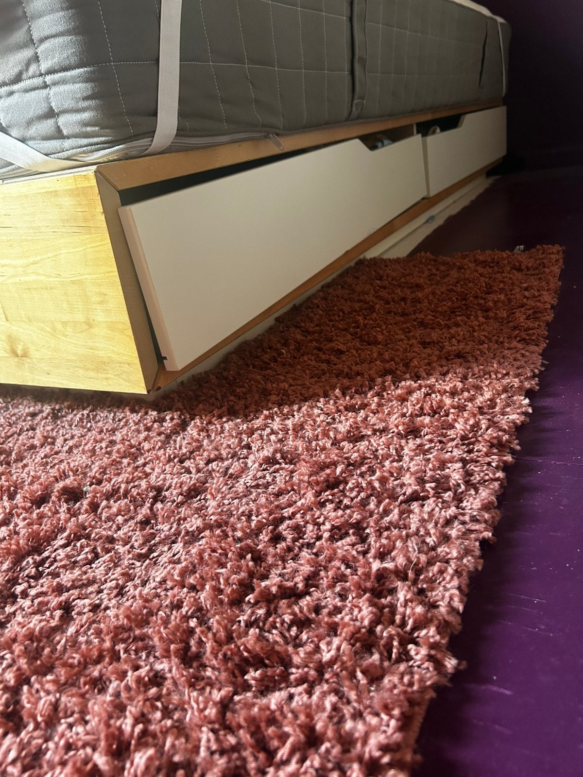 Gaaf ikea bed met lades + hovag matras, Huis en Inrichting, Ophalen of Verzenden, Zo goed als nieuw, 75 m² of meer, Parket