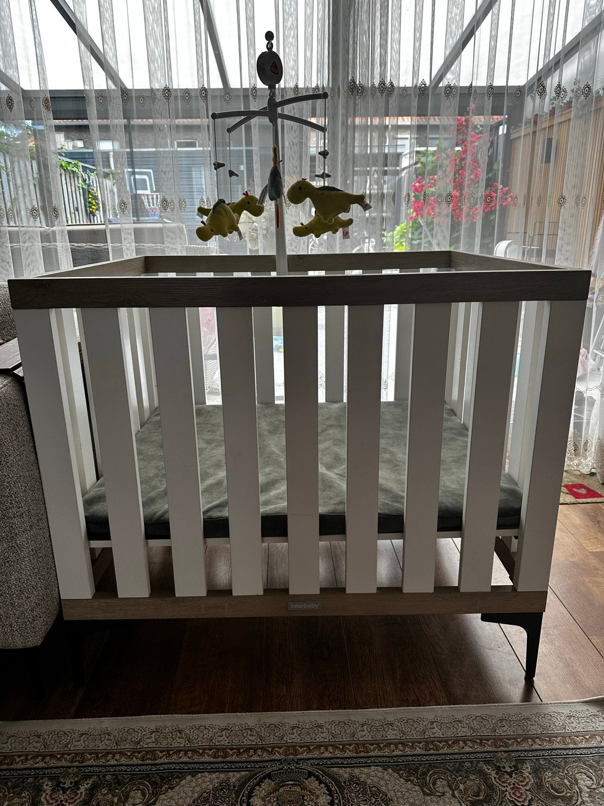 Interbaby box met matras, Kinderen en Baby's, Boxen, Ophalen, Gebruikt