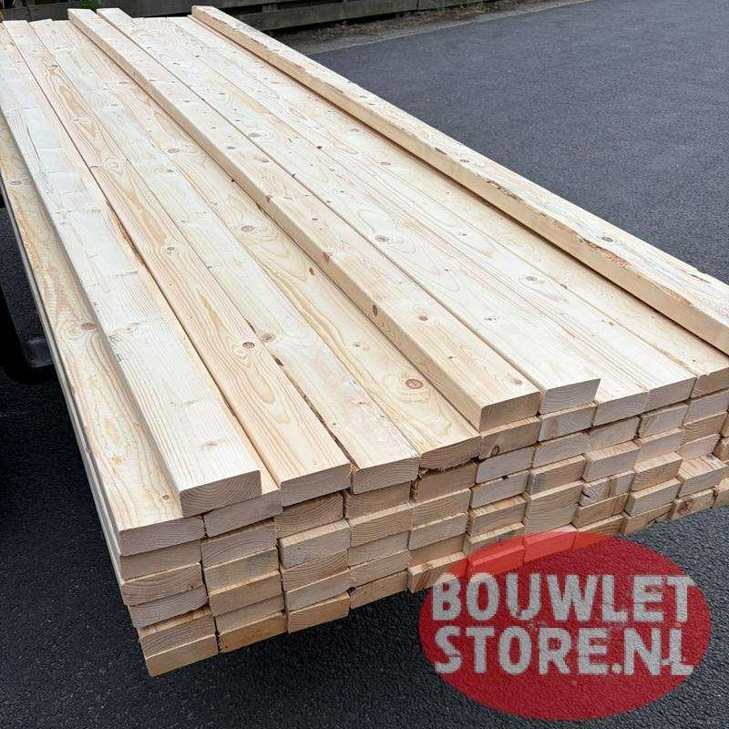 Vuren balken SLS | vurenhouten balk CLS 38x89 mm 3000mm, 25 tot 50 mm, Nieuw, Ophalen of Verzenden, 300 cm of meer