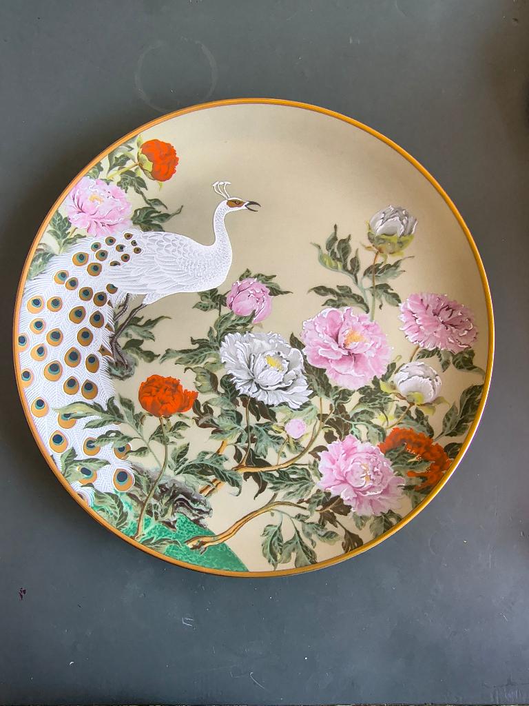 Franklin Mint bord - Birds & Flowers of The Orient, Ophalen of Verzenden, Zo goed als nieuw, Porselein, Bord of Schaal