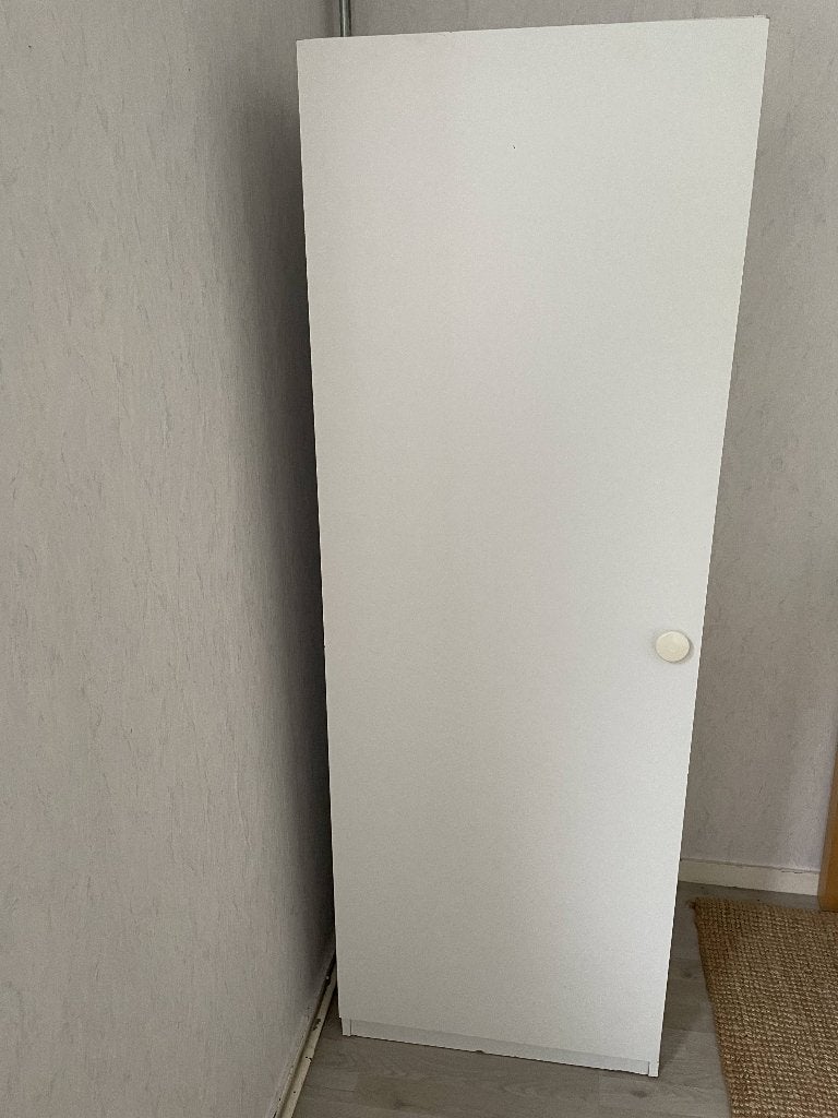 basic witte kledingkast, Huis en Inrichting, Ophalen, Met deur(en), Gebruikt, 50 tot 100 cm