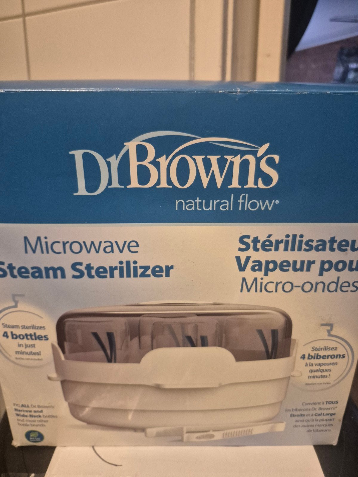 Dr. Brown's Magnetron Stoom Sterilisator, Kinderen en Baby's, Babyvoeding en Toebehoren, Ophalen of Verzenden