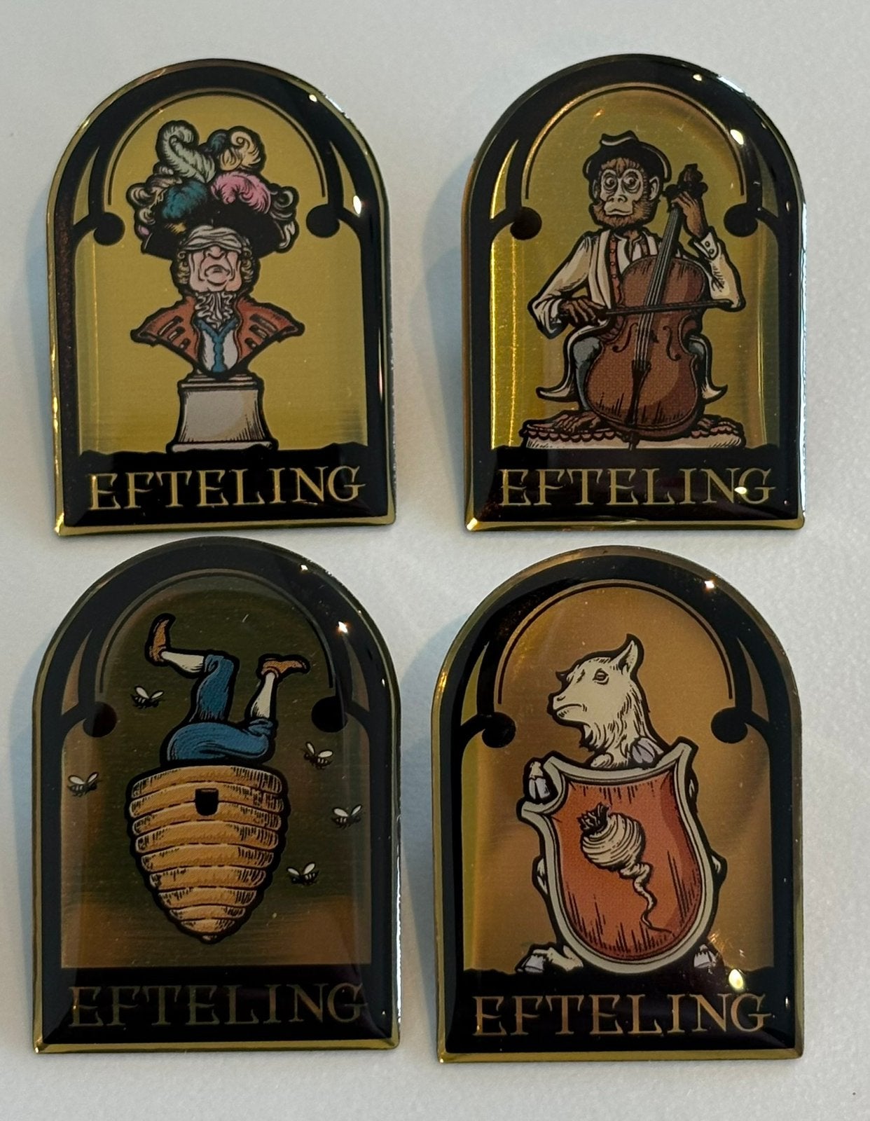 Efteling pins smidje compleet, Verzamelen, Efteling, Verzenden, Nieuw, Overige typen