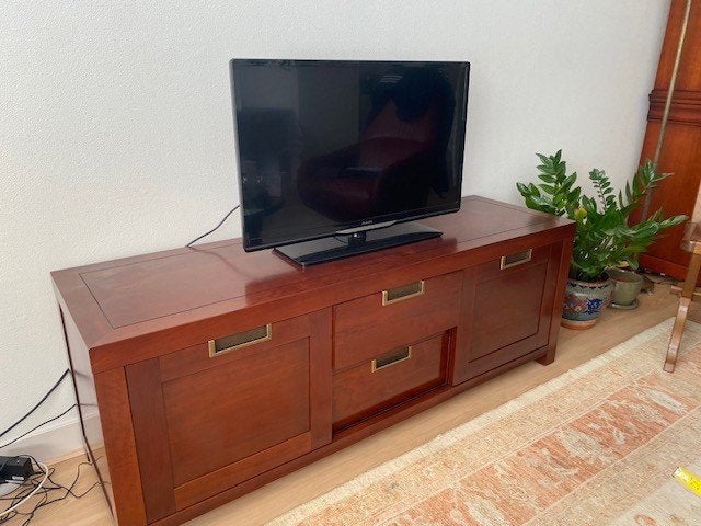Kersen TV meubel, Huis en Inrichting, Kasten | Televisiemeubels, Ophalen, 100 tot 150 cm, Zo goed als nieuw, Minder dan 100 cm