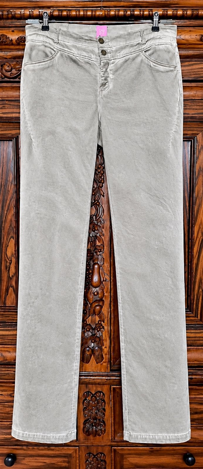 Kyra & Ko Stretch Jeans broek  44 Vintage Wash Nieuw WP160, Beige, Maat 42/44 (L), Nieuw, Ophalen of Verzenden