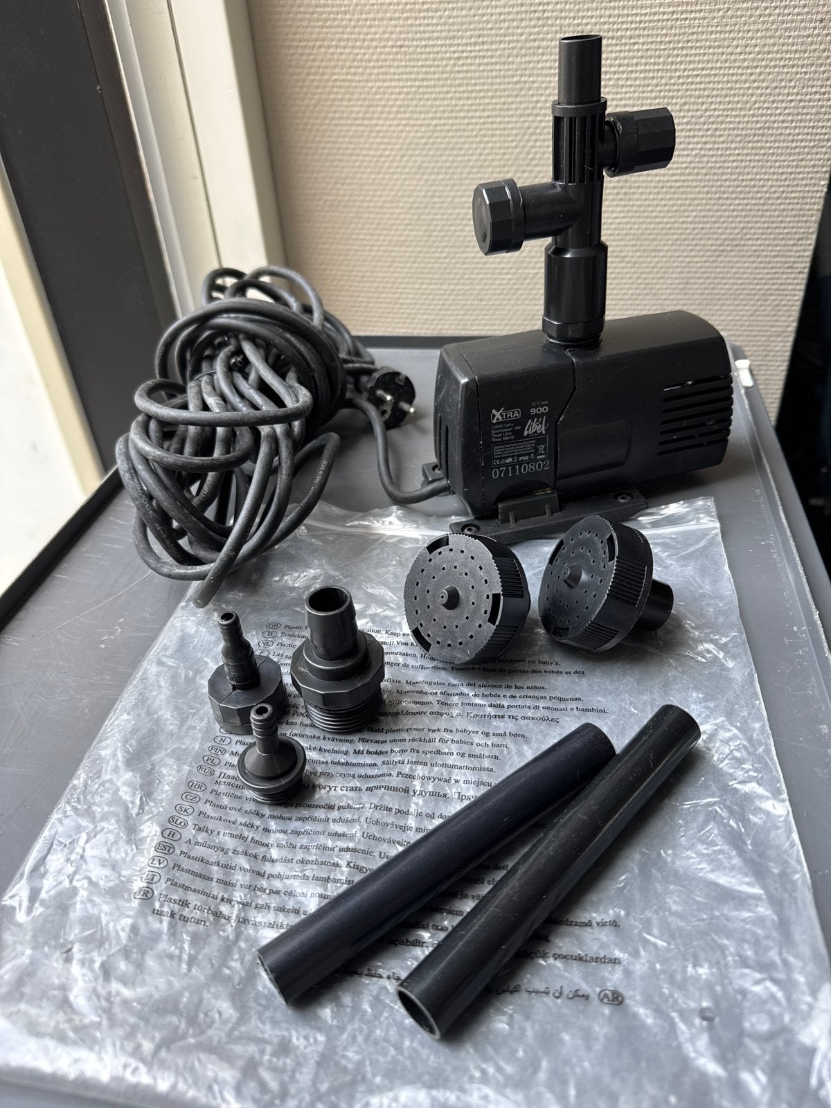 Libel Xtra 900 Vijverpomp - 900 l/u, 18W, Ophalen of Verzenden, Gebruikt