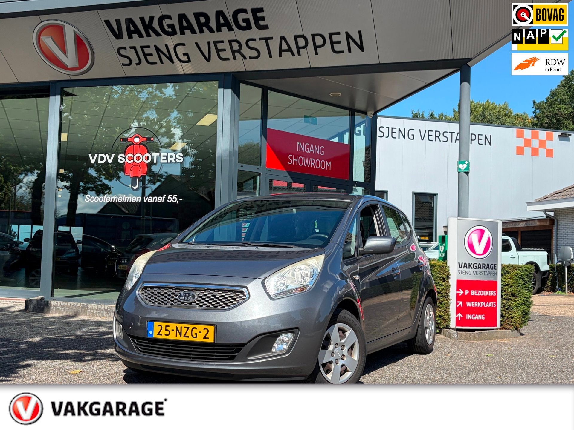 Kia Venga 1.4 CVVT X-tra met airco ! Rijklaarprijs !, Auto's, Euro 5, Gebruikt, 4 cilinders, 1396 cc