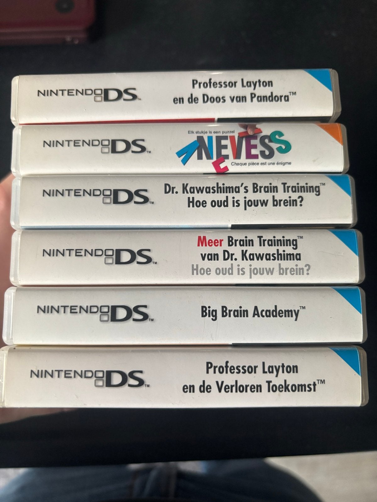 6 Nintendo DS Puzzel Spellen - Professor Layton, Brain Train, Spelcomputers en Games, Ophalen of Verzenden, Gebruikt, Puzzel en Educatief