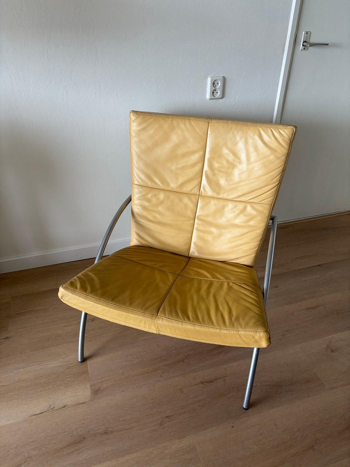 Originele 90’s leren Harvink Uncle Sam stoel, Ophalen, Gebruikt, Overige kleuren, Leer
