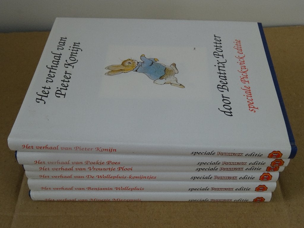 Beatrix Potter boekjes Pieter Konijn - Minetje Miezemuis, Boeken, 5 of 6 jaar, Jongen of Meisje, Nieuw, Ophalen of Verzenden