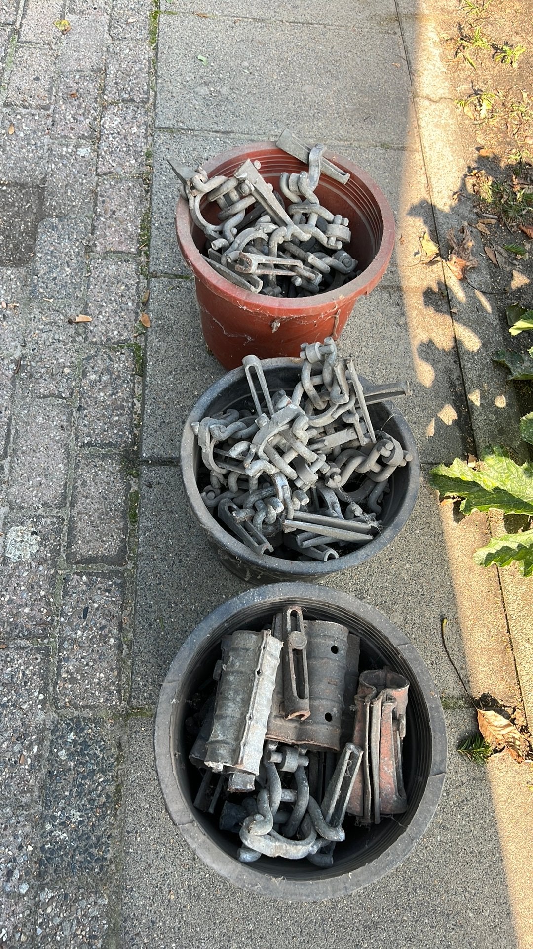 Partij steiger klemmen, Doe-het-zelf en Verbouw, Ophalen, Gebruikt